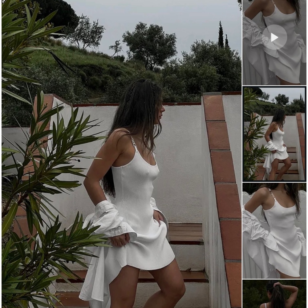 Ribbed knit summer dress